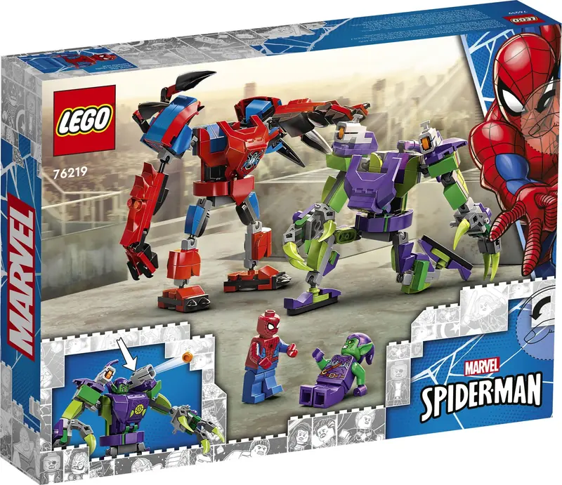LEGO 76219 Bitwa mechów Spider-Mana i Zielonego Goblina zdjęcie 3