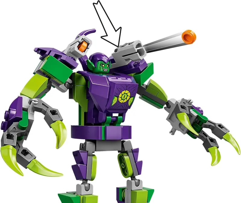 LEGO 76219 Bitwa mechów Spider-Mana i Zielonego Goblina zdjęcie 6