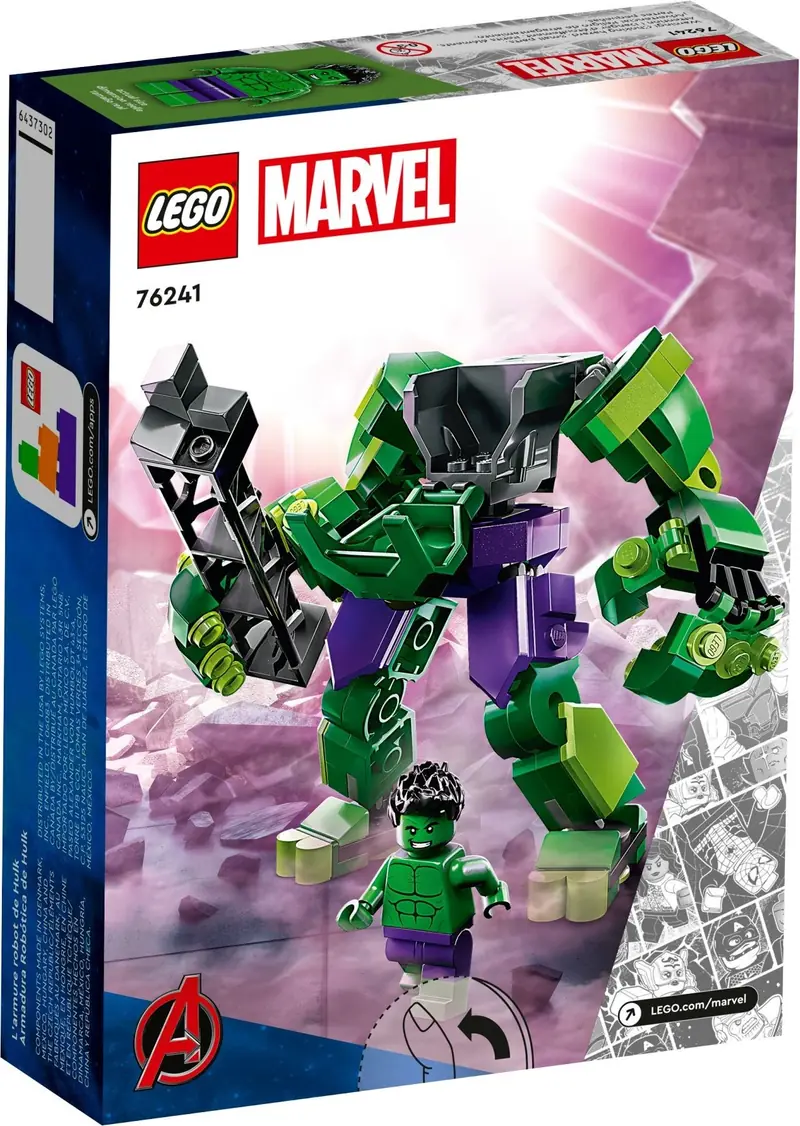 LEGO 76241 Mechaniczna zbroja Hulka zdjęcie 6