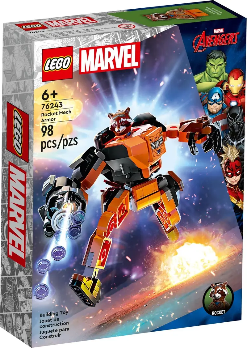 LEGO 76243 Mechaniczna zbroja Rocketa zdjęcie 2