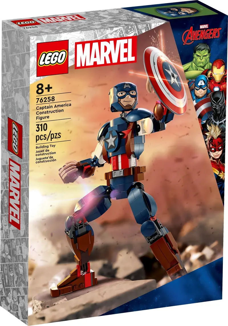 LEGO 76258 Figurka Kapitana Ameryki do zbudowania zdjęcie 2