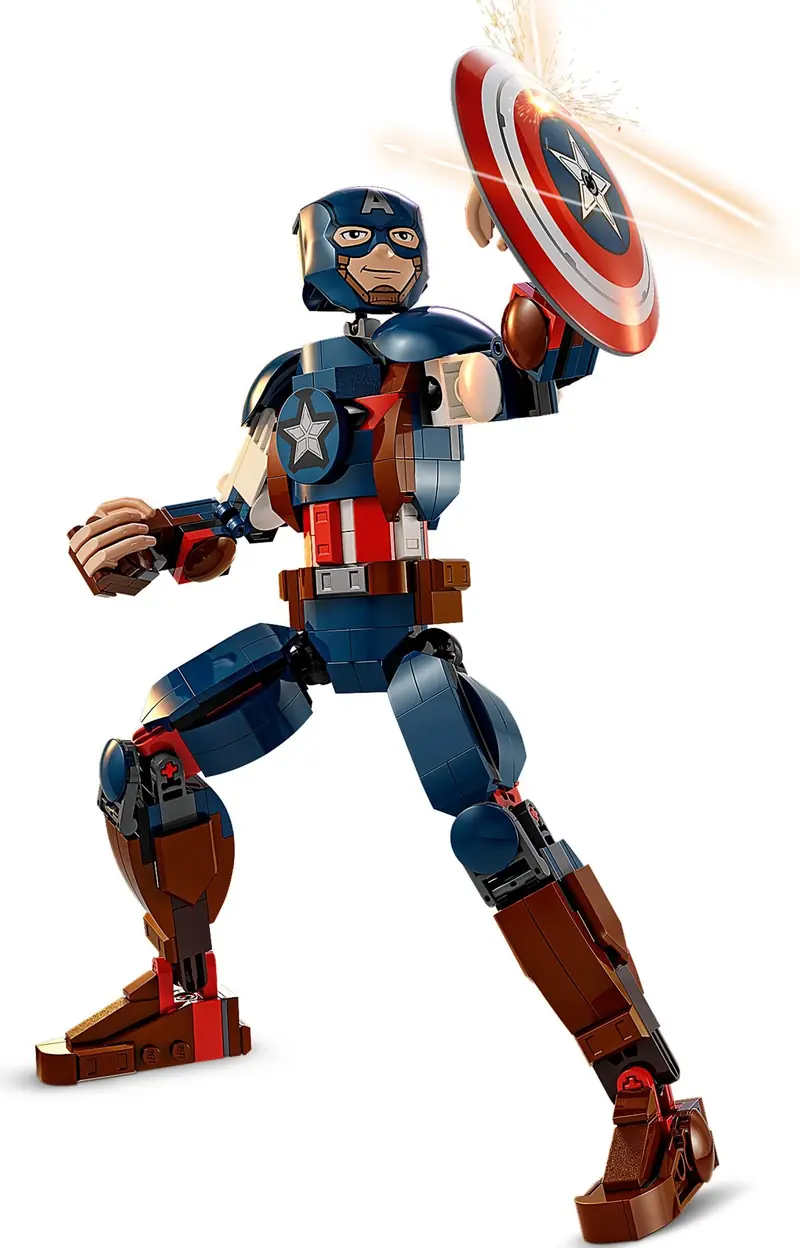 LEGO 76258 Figurka Kapitana Ameryki do zbudowania zdjęcie 3