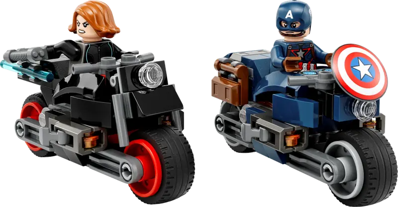 LEGO 76260 Motocykle Czarnej Wdowy i Kapitana Ameryki