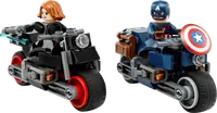 LEGO 76260 Motocykle Czarnej Wdowy i Kapitana Ameryki