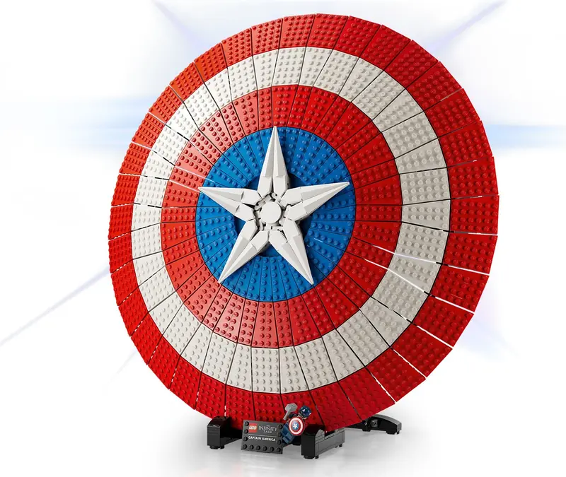 LEGO 76262 Tarcza Kapitana Ameryki zdjęcie 4