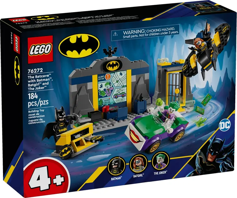 LEGO 76272 Jaskinia Batmana z Batmanem, Batgirl i Jokerem zdjęcie 4