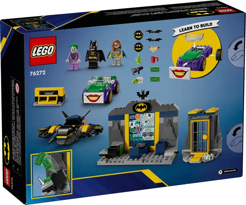 LEGO 76272 Jaskinia Batmana z Batmanem, Batgirl i Jokerem zdjęcie 5