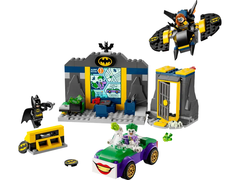 LEGO 76272 Jaskinia Batmana z Batmanem, Batgirl i Jokerem