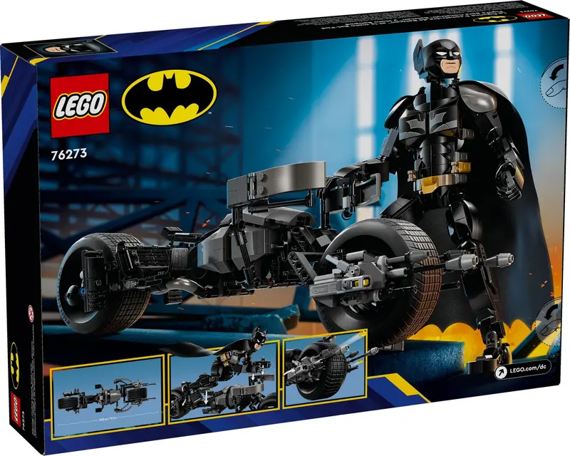 LEGO 76273 Figurka Batmana do zbudowania i batcykl zdjęcie 5