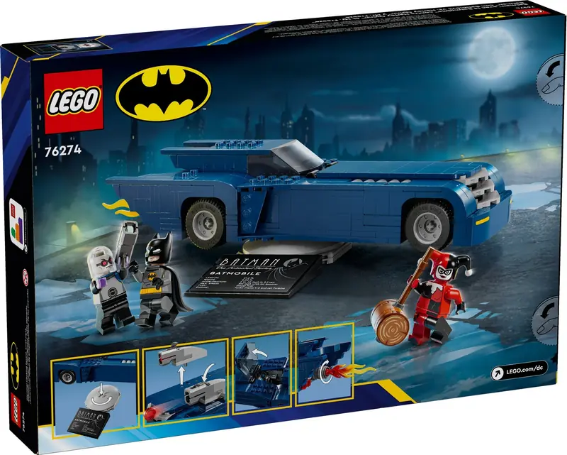 LEGO 76274 Batman z batmobilem kontra Harley Quinn i Mr. Freeze zdjęcie 5