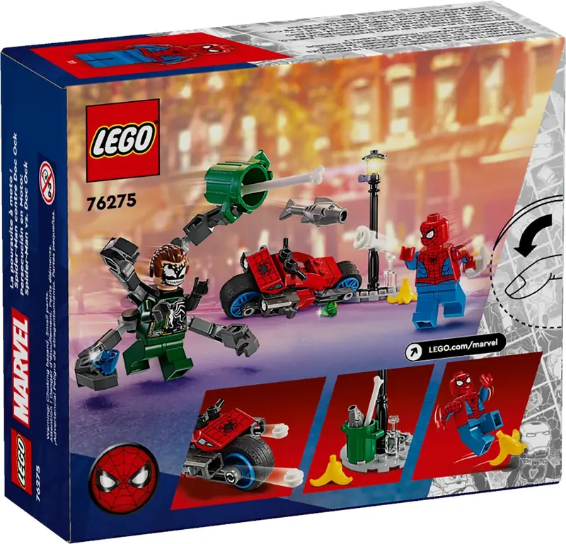 LEGO 76275 Pościg na motocyklu: Spider-Man vs. Doc Ock zdjęcie 6