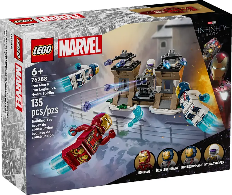 LEGO 76288 Iron Man i Iron Legion kontra żołnierz Hydry zdjęcie 2