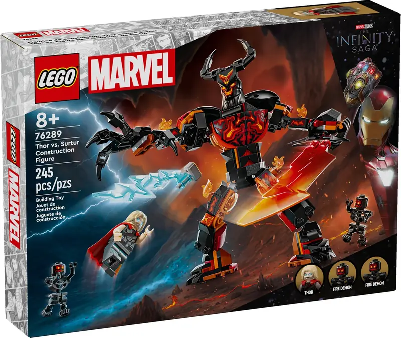 LEGO 76289 Thor kontra figurka konstrukcyjna Surtura zdjęcie 2