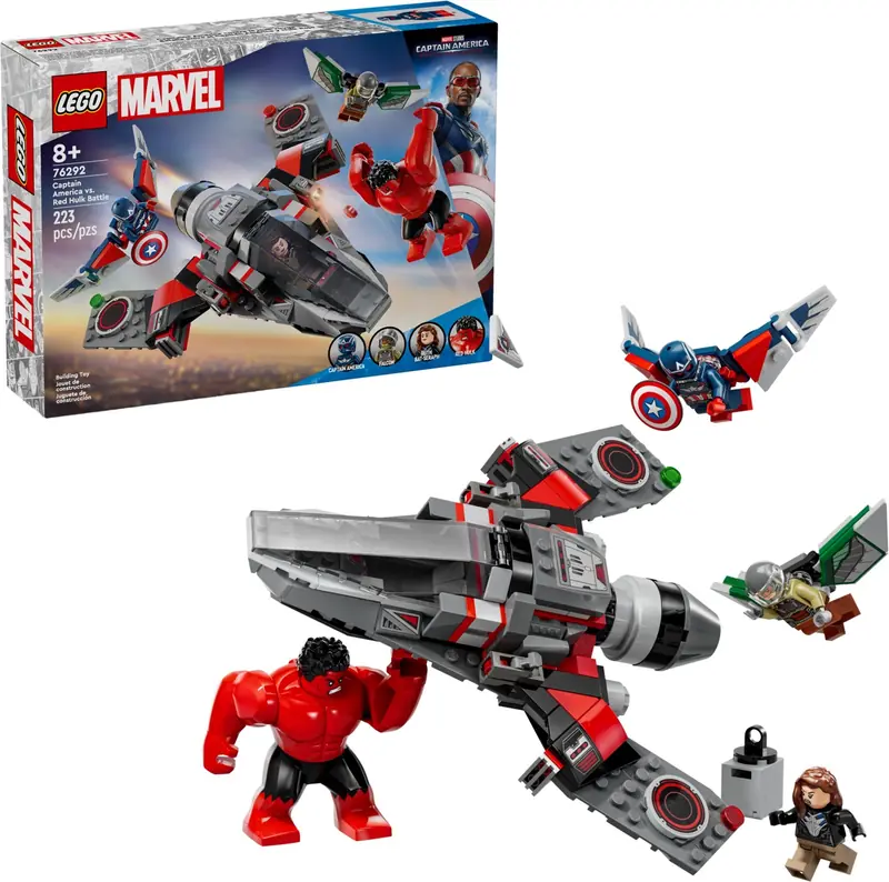 LEGO 76292 Kapitan Ameryka kontra Czerwony Hulk - bitwa zdjęcie 3