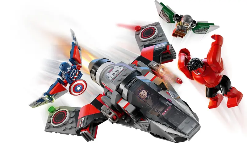 LEGO 76292 Kapitan Ameryka kontra Czerwony Hulk - bitwa zdjęcie 4