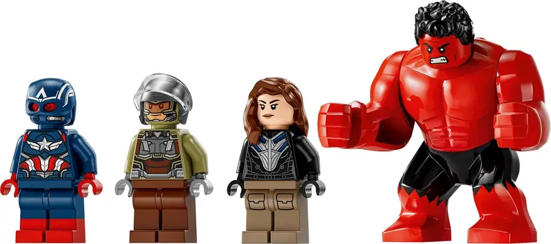 LEGO 76292 Kapitan Ameryka kontra Czerwony Hulk - bitwa zdjęcie 5