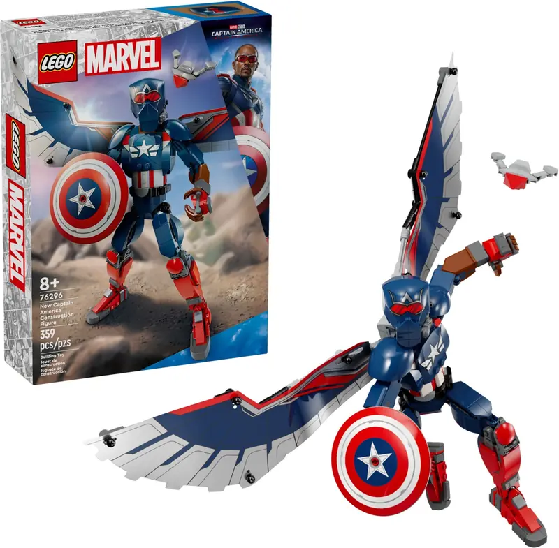 LEGO 76296 Figurka nowego Kapitana Ameryki zdjęcie 3