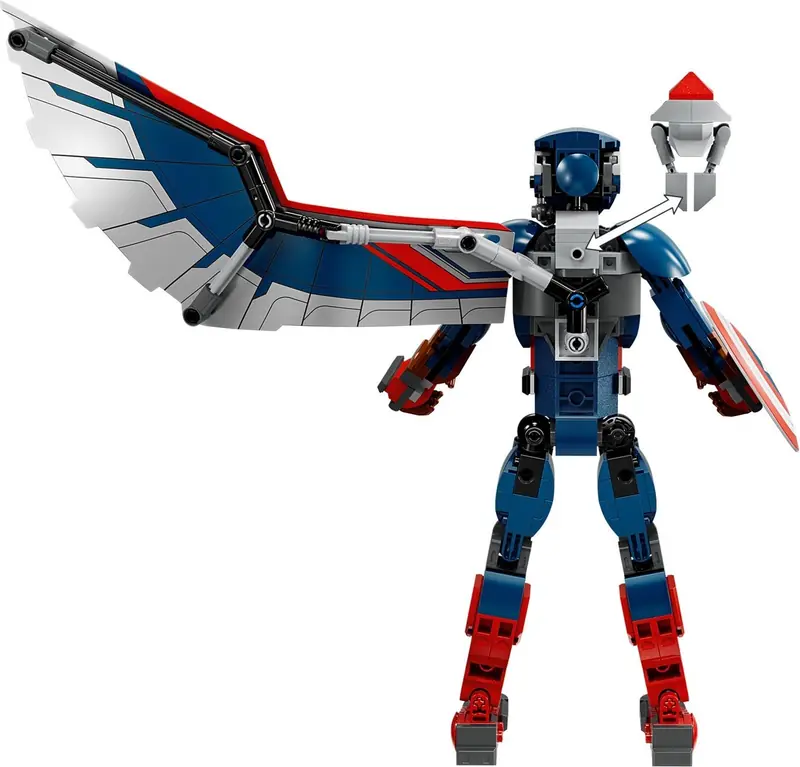 LEGO 76296 Figurka nowego Kapitana Ameryki zdjęcie 5
