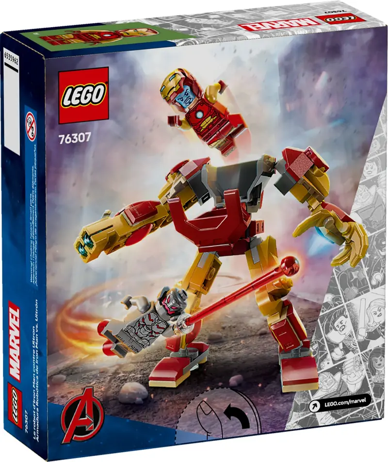 LEGO 76307 Mech Iron Mana kontra Ultron zdjęcie 5