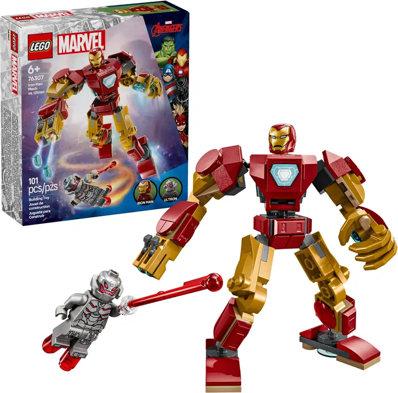 LEGO 76307 Mech Iron Mana kontra Ultron zdjęcie 4