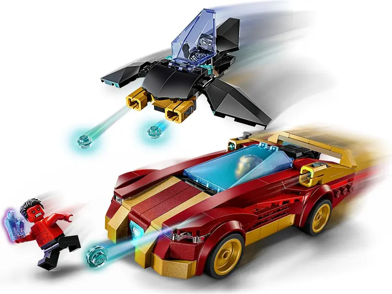 LEGO 76310 Auto Iron Mana i Czarna Pantera kontra Czerwony Hulk zdjęcie 3