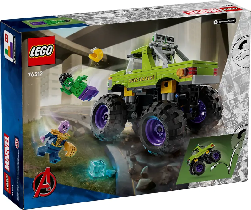 LEGO 76312 Monster truck Hulka kontra Thanos zdjęcie 2