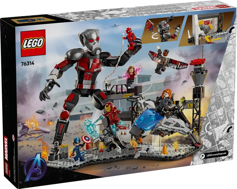 LEGO 76314 Kapitan Ameryka: Wojna bohaterów - bitwa zdjęcie 5
