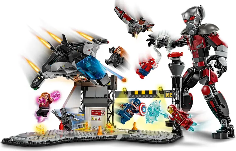 LEGO 76314 Kapitan Ameryka: Wojna bohaterów - bitwa zdjęcie 3