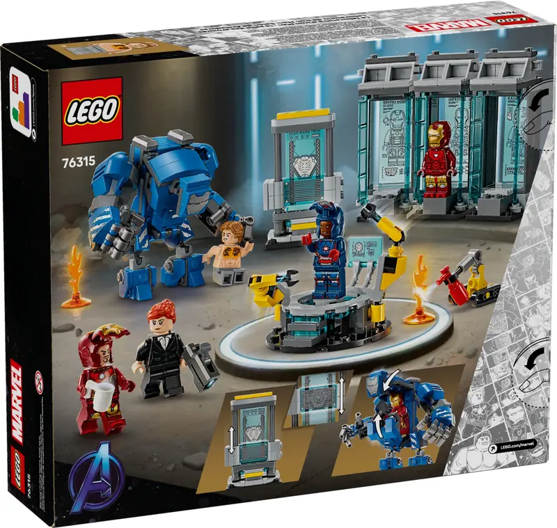 LEGO 76315 Laboratorium Iron Mana: Zbrojownia zdjęcie 6