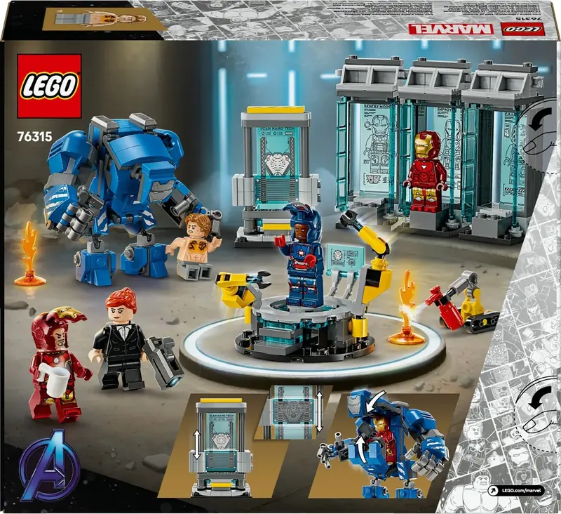 LEGO 76315 Laboratorium Iron Mana: Zbrojownia zdjęcie 2