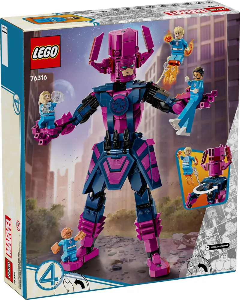 LEGO 76316 Figurka Fantastycznej Czwórki kontra Galactus zdjęcie 2