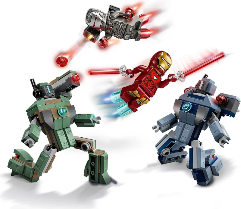 LEGO 76320 Iron Man i War Machine kontra drony Hammera zdjęcie 5