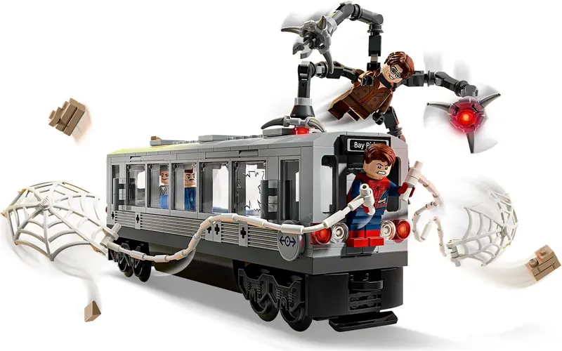 LEGO 76321 Spider-Man kontra Doc Ock - scena w metrze zdjęcie 4