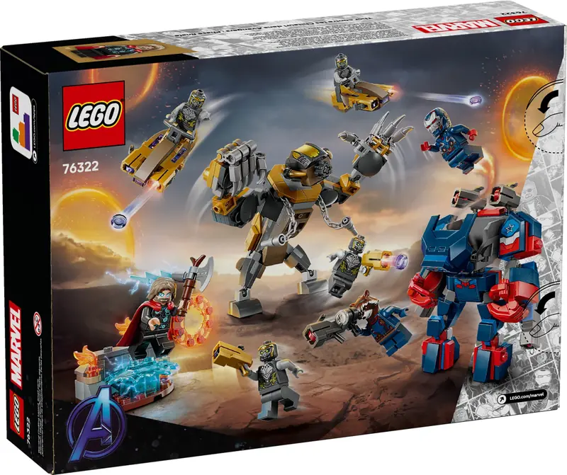 LEGO 76322 Avengers: Koniec gry Thor kontra Chitauri zdjęcie 2