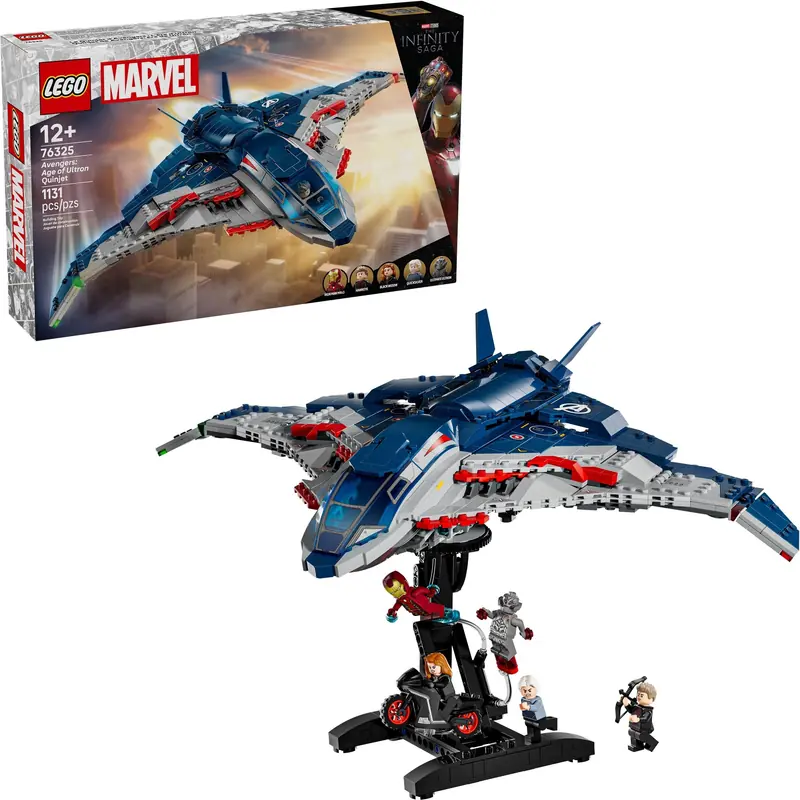 LEGO 76325 Avengers: Czas Ultrona - Quinjet zdjęcie 3