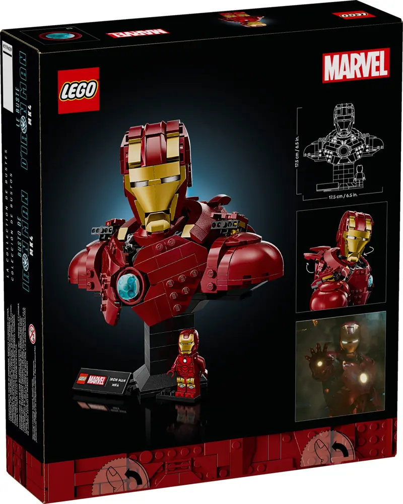 LEGO 76327 Popiersie Iron Mana MK4 zdjęcie 5