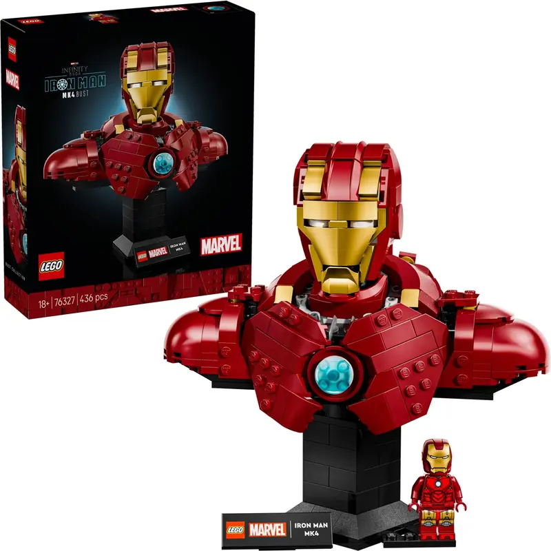 LEGO 76327 Popiersie Iron Mana MK4 zdjęcie 2