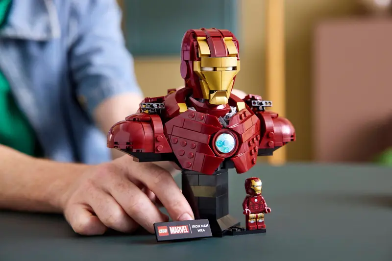 LEGO 76327 Popiersie Iron Mana MK4 zdjęcie 9