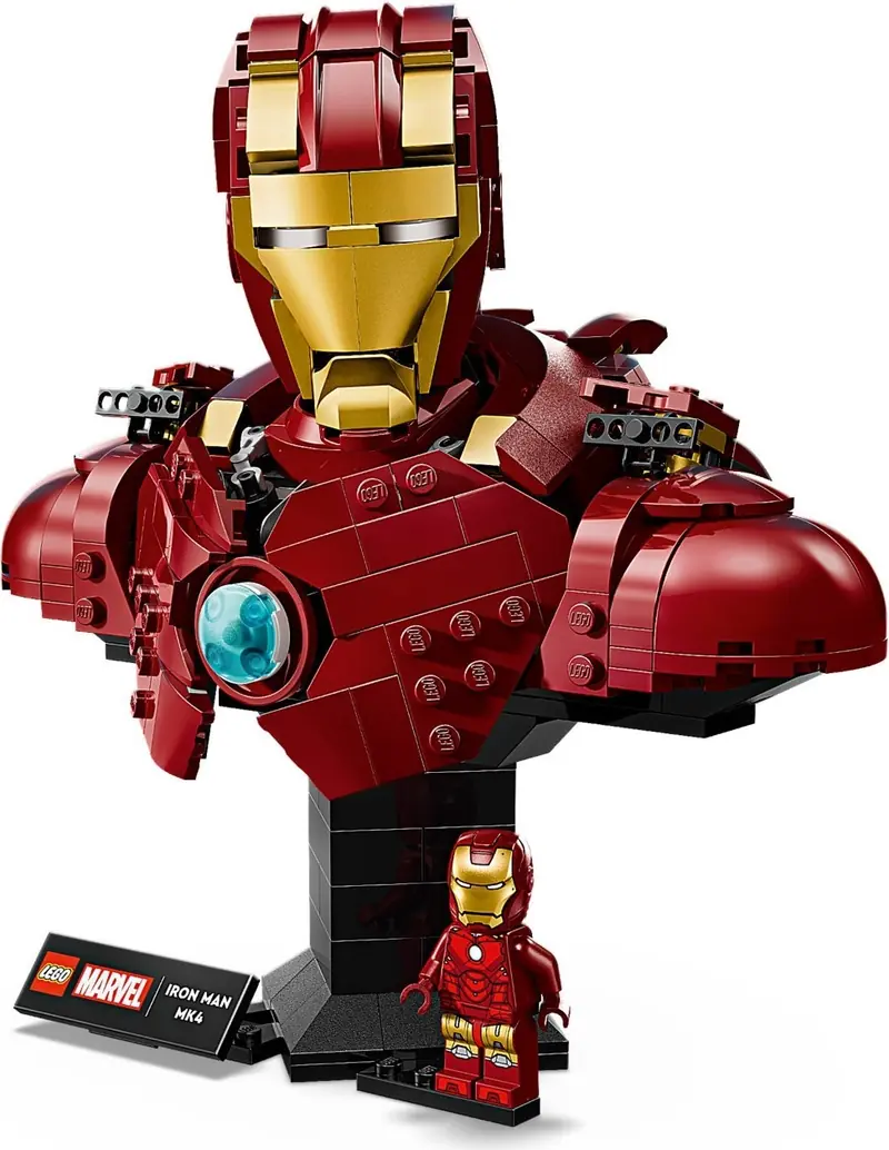 LEGO 76327 Popiersie Iron Mana MK4 zdjęcie 3