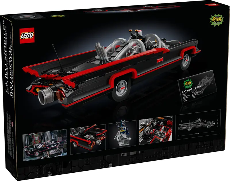 LEGO 76328 Klasyczny serial telewizyjny Batman - Batmobil zdjęcie 2