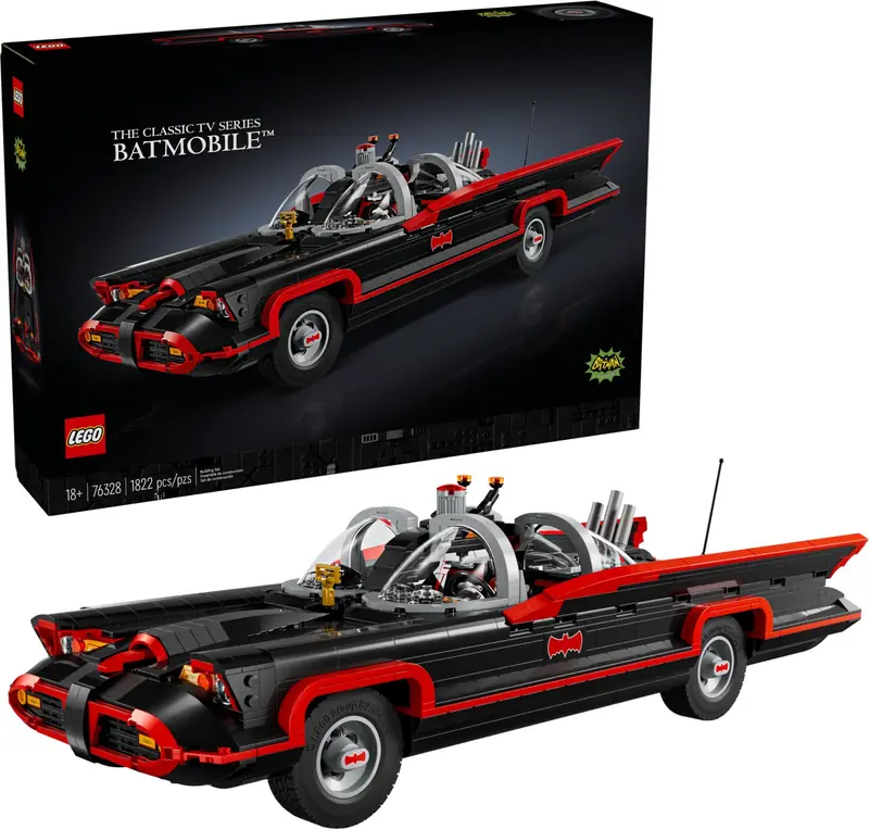 LEGO 76328 Klasyczny serial telewizyjny Batman - Batmobil zdjęcie 3