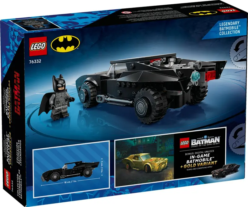 LEGO 76332 Batmobil z filmu Batman zdjęcie 3