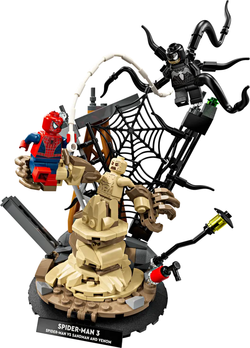 LEGO 76334 Epicka bitwa: Spider-Man kontra Sandman