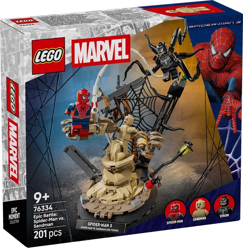 LEGO 76334 Epicka bitwa: Spider-Man kontra Sandman zdjęcie 9