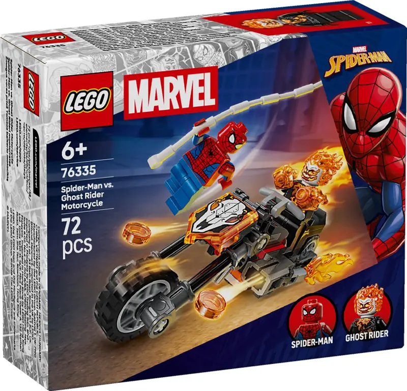 LEGO 76335 Spider-Man kontra Ghost Rider na motocyklu zdjęcie 5