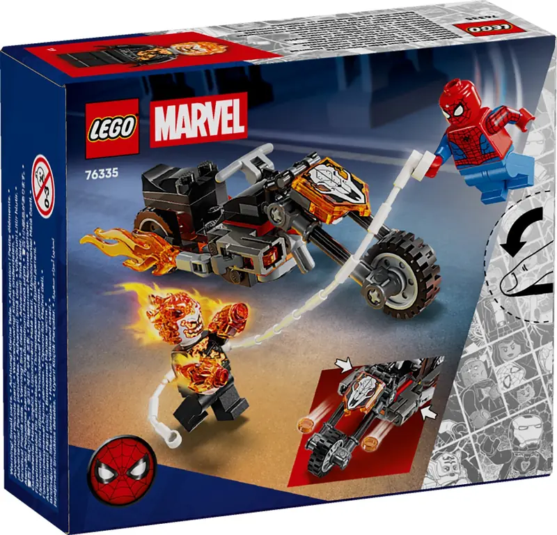 LEGO 76335 Spider-Man kontra Ghost Rider na motocyklu zdjęcie 6