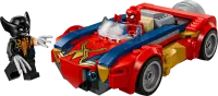 LEGO 76336 Spider-Man w samochodzie kontra zvenomowany Wolverine