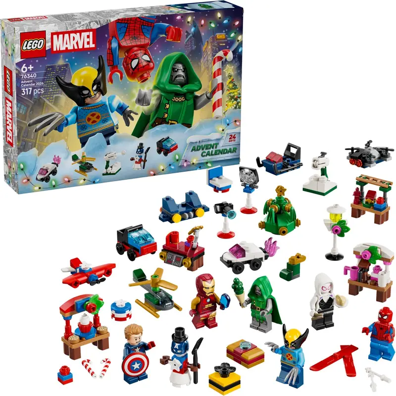 LEGO 76340 ǀ Marvel Kalendarz adwentowy na 2026 rok zdjęcie 3