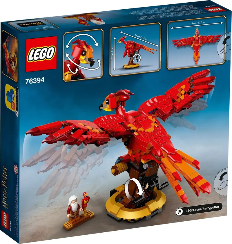 LEGO 76394 Fawkes, feniks Dumbledore'a zdjęcie 2