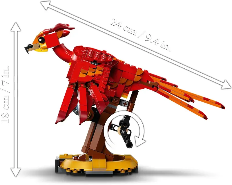 LEGO 76394 Fawkes, feniks Dumbledore'a zdjęcie 4